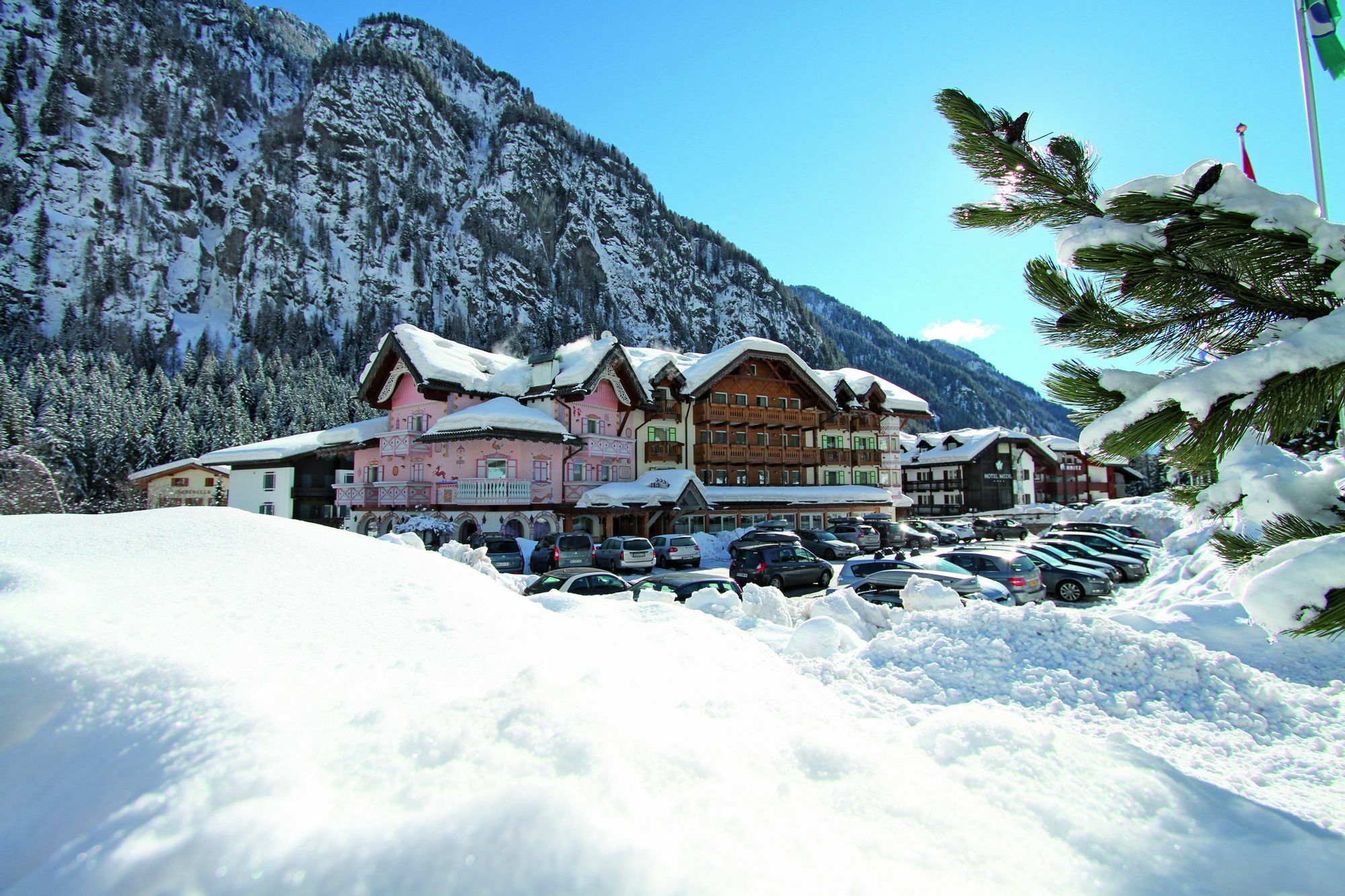 Hotel Soreghes Gran Chalet Campitello di Fassa Kültér fotó